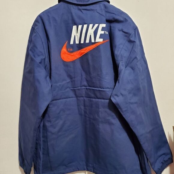 Mens Nike Sz 2XL-T Snap Front Therma Fit Jacket Dark Blue DM5275-410 NWT - Picture 2 of 11